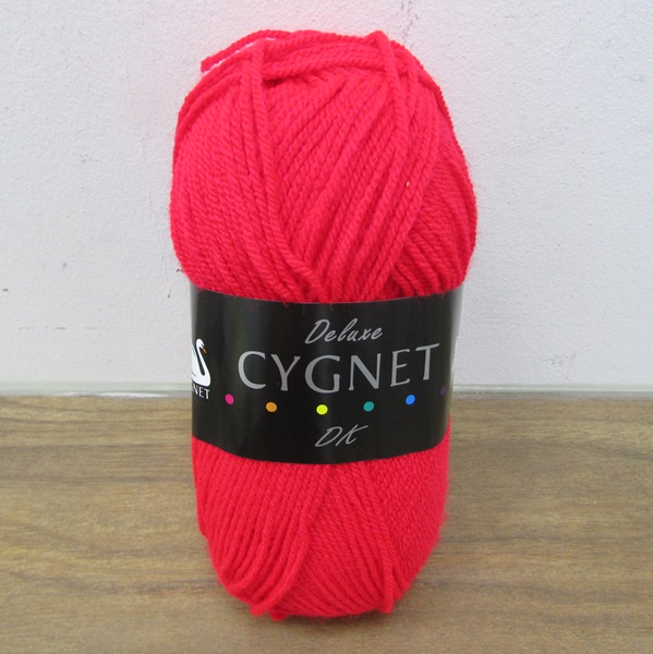 Cygnet Deluxe Double Knit Yarn, Red