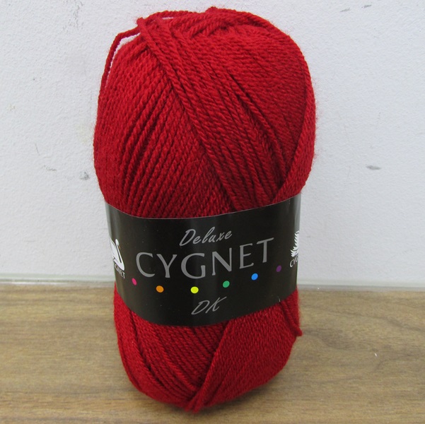 Cygnet Deluxe Double Knit Yarn, Cranberry