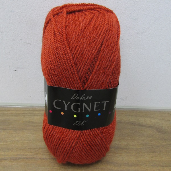 Cygnet Deluxe Double Knit Yarn, Rust