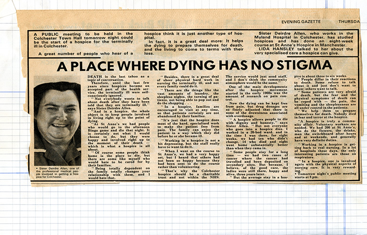 A place where dying has no stigma